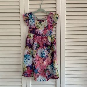 Floral twirl dress. Size 3t